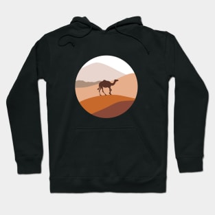 Mountain Desert Minimalist Art Hoodie